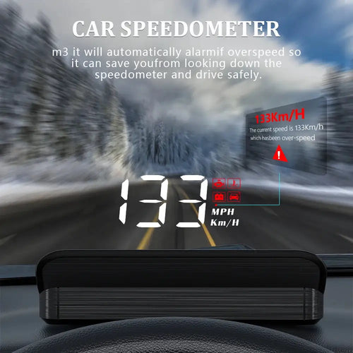 Car Digital Speedometer With Windshield Projector