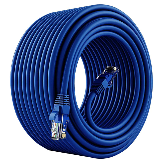 5Core Ethernet Cable 50 ft Long Cat 6 Computer Internet Patch Cord WiFi RJ45 for Gaming Outdoor Use